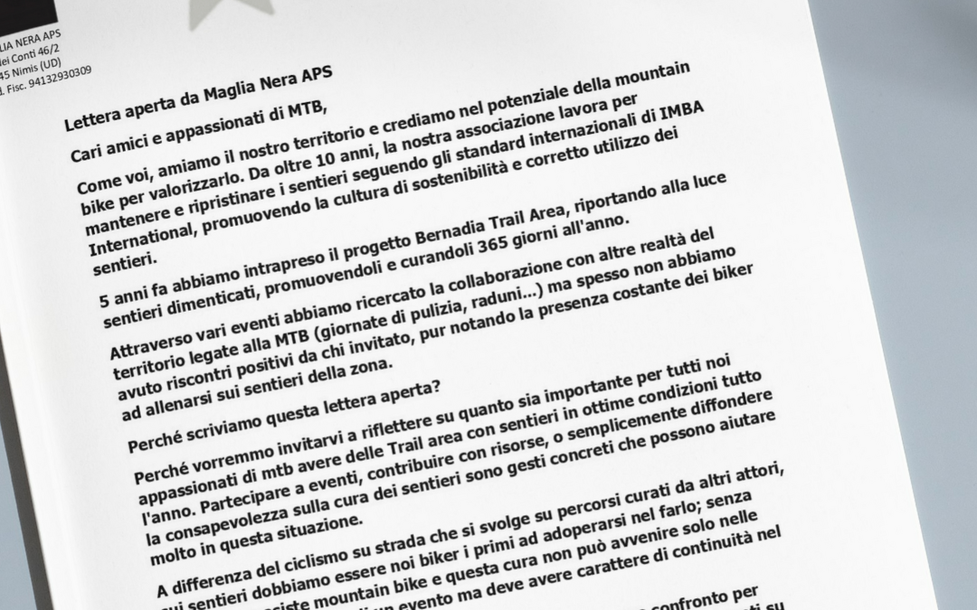 Lettera aperta da Maglia Nera APS
